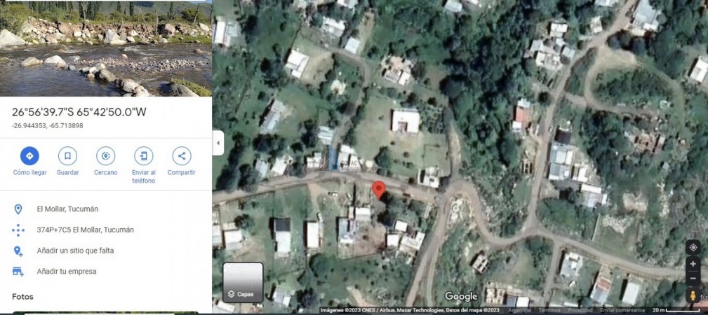 TERRENO EN VENTA EL MOLLAR